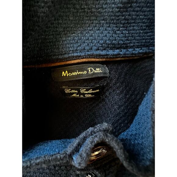 Mossimo Dutti Cashmere & Algodon is Navy Blue High Neck Sweater, Men’s XL - Picture 5 of 7